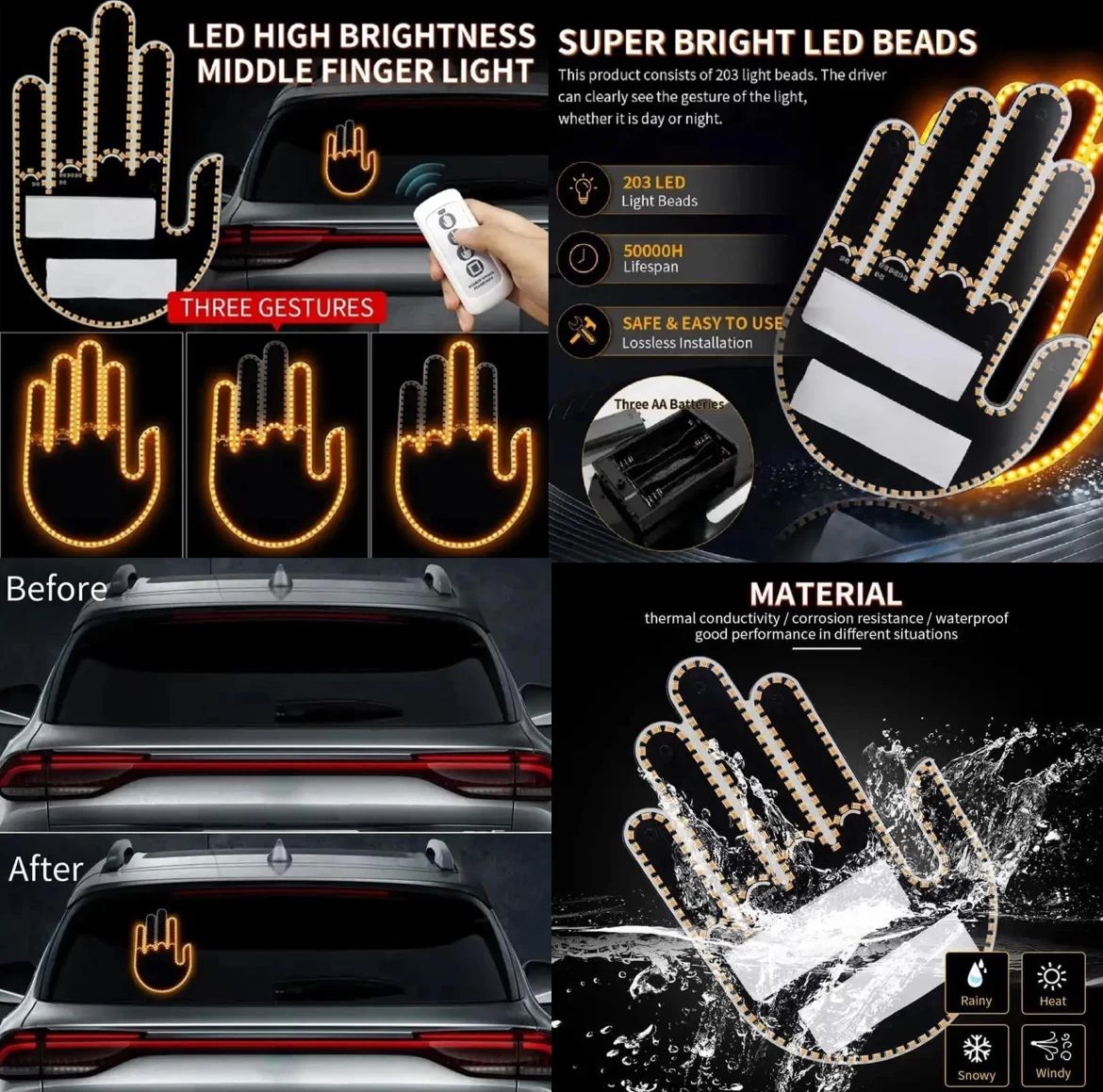 LED Hand Gesture